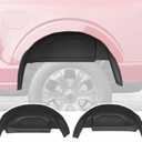 Xipoo Rear Wheel Well Guard Compatible with 2021-2025 Ford F150 Wheel Well Liner Tire Inner Fender Replacement for 2021-2025 Ford F-150 Accessories