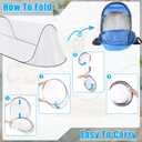 78 * 31 * 23 Inch Large Pop Up Mosquito Net, Portable Foldable Mesh Tent, Breathable Lightweight Mosquito Net Tent for Bed Camping Travel Patio