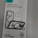 ESR for iPhone 16 Pro Case, Compatible with MagSafe, Military-Grade Protective, Built-in Stash Stand Phone Case, Scratch-Resistant Back Cover, Classic Series, Clear