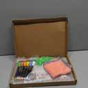 Magnetic Chore Chart for Kids on Fridge – Weekly Dry Erase Chore Board with 6 Fine Tip Colorful Markers and 1 Towel – for Multiple Kids, Teens and Family