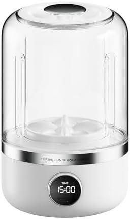 Mini portable washing machine, 1.2L small washing machine, can be used for underwear, socks, saliva towels, suitable for apartments, hotels, and travel.