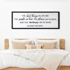 The Best Things In Life Are The People We Love Sign Wall Decor 40x15 Inch