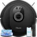 Tikom Robot Vacuum and Mop Combo, 5000Pa Robotic Vacuum Cleaner, 150 Min Max, App & Remote Control, Ideal for Hard Floor, Carpet, Pet Hair, Self-Charge(G8000 Max)
