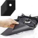 Gas Stove Burner Covers by Linda’s Essentials (10 Pack) - Extra Thick Non-Stick Reusable Stove Covers, Heat Resistant Gas Range Protectors, StoveTop Accessories to Keep Range Clean