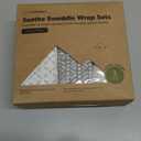 KeaBabies 3-Pack Swaddles for Newborns, Girls, Boys with Hats - Organic Soft Baby Sleep Sacks, Breathable Baby Swaddle 3-6 Months Beanies Set, Premie Infant Sleep Sack 0-3 Months (Nordic)