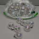 30 PCS Clear Plastic Fillable Ornaments,2.36 inch Christmas Transparent Fillable Balls,Plastic Christmas Balls for Christmas Tree Decorations,DIY Crafts,Party Home Holiday Decor