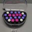 Remington Ionic Conditioning Hair Setter, 20 Velvet Hair Rollers, 6 Large (1), 10 Medium (1"), 4 Small (), Blowout Style Hair Curlers (pink)