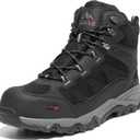 NORTIV 8 Waterproof Steel Toe Boots for Men Slip Resistant Safety Industrial Boots Paladin-Steel (11, Black)