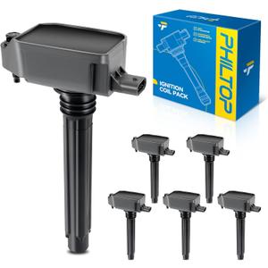 PHILTOP UF807 Ignition Coil Pack Compatible with 2016-2021 Grand Cherokee Durango, 2017-2022 Pacifica, 2018-2020 Wrangler, 2021-2022 Grand Cherokee L 3.6L, 2020-2021 Gladiator Voyager, Set of 6