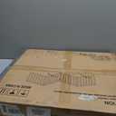 LZRS 3-Panel Wooden Free Standing Foldable Dog Gate Indoor  24" High,Step-Over Safety Pet Gate for Doorways, Stairs, Hallways, Indoor Dog Barrier for Small to Medium Dogs & Puppies, Natural