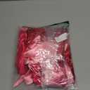 Pink Bow Garland Banner for Bachelorette Party Decorations Satin Ribbon Bow Knot Hanging Garland Banner Red Coquette Birthday Decor for Bridal Shower Wedding Engagement Party Supplies Favors (3 Red)