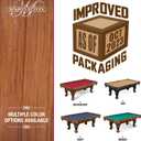 EastPoint Masterton Billiard Table, Pool Table, K-66 Bumpers, Green, 87"