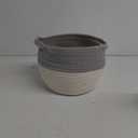 Baskets, Set of 3 for Home, Office, Dorm Room, Living Room, Bedroom, Bathroom, Nursery Storage and Organization (12x8x8in/11x7x7in/8x6x4in)