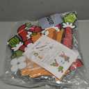 Outdoor Christmas Fence Decorations, 6Pcs Light Up Christmas Fence Peeker Signs Decor with LED String Lights for Yard Garden Lawn Fireplace, Tree Decoration