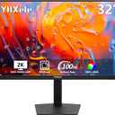 FYHXele 22 Inch Touchscreen Monitor, IPS FHD 1080P Touch PC Display, 75Hz, LED Backlit Multi-Touch Monitor, VESA, HDMI & VGA & USB Computer Touch Screen for Gaming, Business, Warehouse, Bar, Gym
