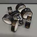 Tinlade Vintage Book Washi Tape Set 9 Rolls Gothic Silver Gold Pattern Foil Masking Tape Butterfly Star Moon Aesthetic Decorative for Arts, Book, DIY Crafts and Gift Wrapping