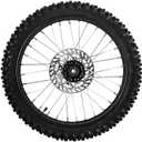 70/100-17 Front Wheel Tire (2.75x17) Inner Tube 1.6x17 Rim With 12mm Inner Bearing Assembly 190mm Brake Disc Rotor for Dirt Pit Bike Motocross Off Road (70/100-17 12mm)