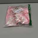 2 Pcs Pink Bow Garland Banner, Pre-Strung Pink Satin Ribbon Bow Garland Coquette Birthday Decorations for Classroom Decor Wedding Birthday Baby Shower