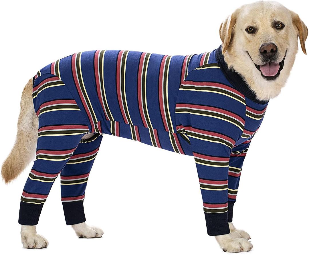 Dog Surgery Recovery Suit Female Male for Dogs After Surgery Medium Large Dogs Onesie,Lightweight Dog Recovery Suit for Shedding Prevent Licking Surgical Wound,Dog Pajamas Pjs Clothes, Full Belly Size: 36 (Chest 37.8 in | Backlength 25.98 in)