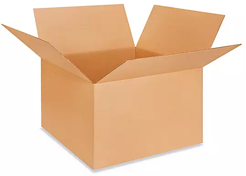 Cardboard Carton Boxes, Brown, 27" x 33", 20 Pcs