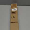 Wrap Around Curtain Rods,White Curtain Rods 28 to 48 Inch,5/8 Inch Adjustable Blackout Curtain Rod Set with Bracket,Room Darkening Single Window Rod,Metal Hidden Curved Drapery Rods 28-48",White