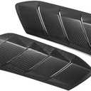 Carbon Fiber Exterior Car Front Side Fender Air Vent Intake Cover Trim Accessories Compatible for Ford Bronco Raptor 2021 2022 2023 2024(Matte Carbon)
