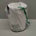 Cesun Bathroom Trash Can with Lid, 1.3 Gallon Small Garbage Can with Foot Pedal, Metal Round Wastebasket for Bathroom, Bedroom, Office, Silver