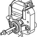 Samsung DG31-00014F Range Convection Fan Motor Genuine Original Equipment Manufacturer (OEM) Part