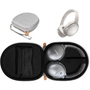 CaseSack Case for Bose QuietComfort Bluetooth Headphones with Microphone, QuietComfort 45, 35, 35 II, Replacement case only (Tweed)