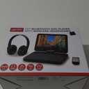 GPX PDB1077B 10in Bt Portable Dvd Player Wl Perp Bt Headphones