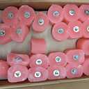 72 Packs Unscented Pink Votive Candles in Bulk, Small Wax 1.5 Inch Diameter Pastel Colored Candles for Wedding, Party & Home Dinner Table (8 Hour), 1.5" D x 1.25" H
