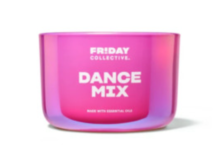 Friday Collective Dance Mix 3-wick Candle 13.5 Oz