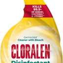 Cloralen All Purpose Cleaner with Bleach Spray - 32 fl oz - Fresh Scent - 3-in-1 Multipurpose Cleaner Spray - Deep Cleans, Eliminates Stains & Degreases