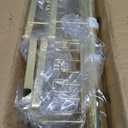 Shower Caddy Tension Pole - Gold Corner Shower Caddy Stainless Steel Bathroom Shower Organizer for Tub Tension Rod Corner Shower Shelves(22-114.2inch)