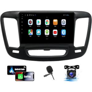 Android 13 Car Radio Stereo for Chrysler 200 200C 200S 2015-2019 9 inch HD Touch Car Screen Radio w/Backup Camera CarPlay & Android Auto Double Din GPS AHD Backup Camera Mic 2G+32G