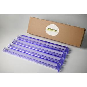 TRICLOOOVER Mahjong Racks And Pushers ;Light Purple American Mahjong Racks