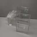 STORi Audrey Stackable Bin Clear Plastic Organizer Drawers | 2 Piece Set | Organize Cosmetics and Beauty Supplies on a Vanity | Made in USA