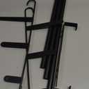 Over The Door Towel Rack,Towel Rack with Hooks for Door Hanging, Door Towel Bar, Over Door Towel Racks for Bathroom (Black)