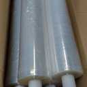 PackageZoom 20 inch x 1000 Feet Stretch Wrap with Handle, Clear Stretch Film, 4 Rolls