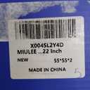 MIULEE Pack of 2 Thick Textured Couch Throw Pillow Covers, Natural Linen Decorative Pillow Covers 22x22, Neutral Cushion Cases for Sofa Bed Living Room Modern Farmhouse Home Decor, No Filling