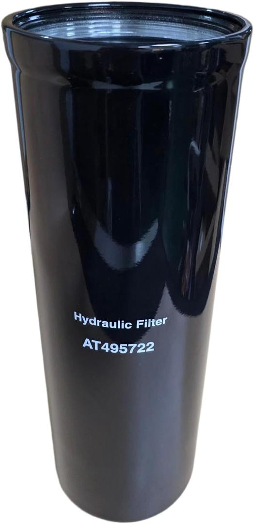Hydraulic Oil Filter AT495722 Compatible with John Deere Backhoe excavator,210L 210L EP Loader,330P 330G 331G 332G 333P 333G 334P Skid Steer Loader,331P 331G 333G 335P Compact Track Loader