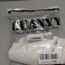 GUANYY Women's High Waisted Faux Leather Mini Pencil Skirt - Classic & Slim (White, Small)