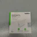 Belkin Dual USB C Charger Block 60W w/PPS Super Fast Charging - Samsung Galaxy S25, Apple iPhone 16, 16 Plus, iPad, Google Pixel, Nintendo Switch 2 - White