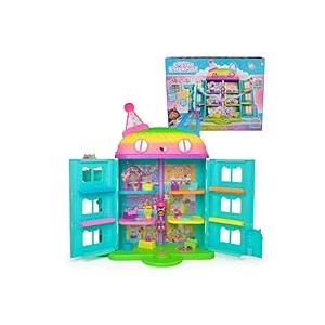 Gabby's Dollhouse, 14 Pc Celebration Dollhouse, 25-Inches Tall, with Toy Figures, Doll House Furniture & 10 Sounds, Kids Toys for Girls & Boys Ages 3+
