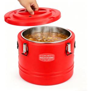 5.3 Gallon Insulated Soup Container, Thermal Hot & Cold Drink Container
