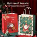 24 Pcs Velvet Ribbon Christmas Tree Bows Bow Tree Topper Door Garland Decor Vintage Wreath Bow Velvet Bows Ornaments for Christmas Trees Gifts Party Door Garland Wreath Deco (Khaki)