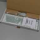 Wireless Keyboard and Mouse Combo, Full-Sized Wireless Keyboard and Adjustable DPI Mouse, 2.4GHz USB Receiver, Silent Keyboard and Mouse for PC, Windows, MAC, Desktop, Laptop (Avocado Green)