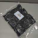 Women's Neon Scrunch Crew Socks 80s 90s Retro 3-Pack Cotton Stacked Boot Calf Cozy Ribbed Slouchy Socks Size 5-10 (Black)