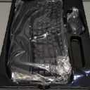 Ergonomic Keyboard and Mouse Combo, Bluetooth/2.4G Wireless Ergo Wave Curved Keyboard with Cushioned Palm Rest and 6 Levels DPI Adjustable Silent Mouse, Multi-Device for Windows/Mac/Android