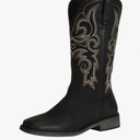 SheSole Women's Wide Width Cowboy Boots Square Toe Mid Calf Western Cowgirl Boots, Size 5.5